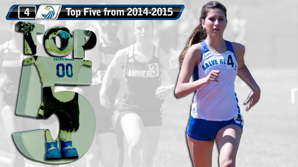Top Five Flashback: Women's Track and Field #4 - Irving sets school record in 5000 meter race (April 11, 2015).