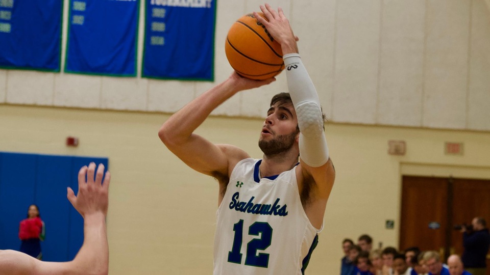 Ryan St. Clair scored 16 points of the bench for Salve Regina (Photo by Bella Gimenez).