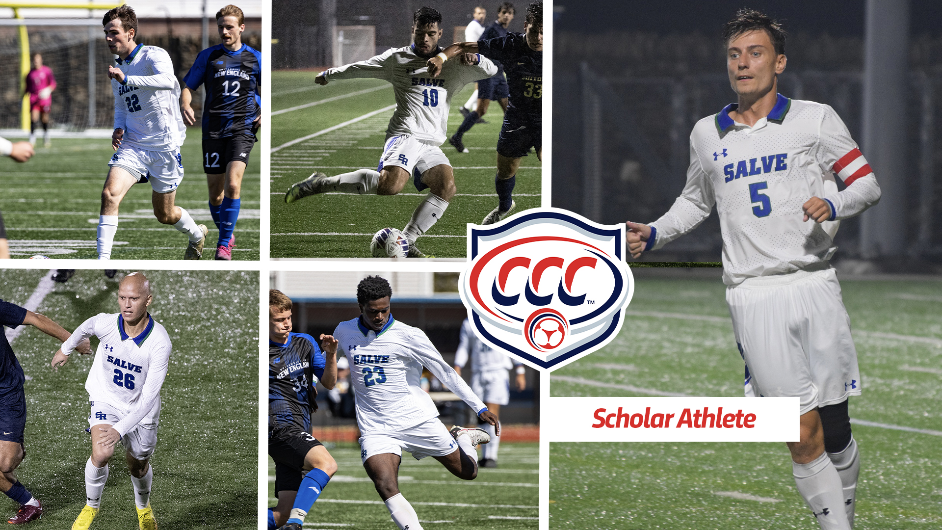 James Davies was named CCC Scholar Athlete while four others made an All-CCC team.