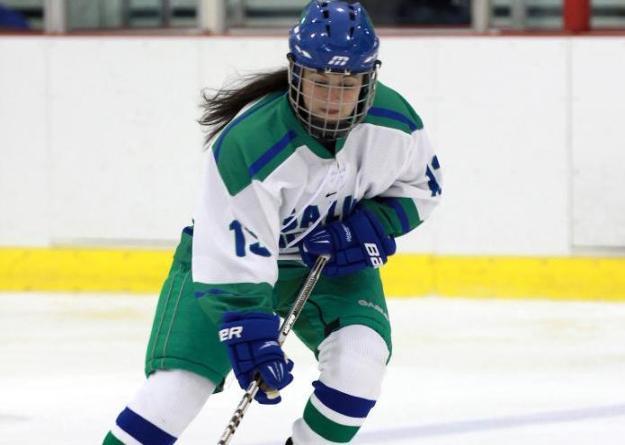 Chiuccariello notched her first hat trick of the season to lead Salve Regina to an 8-3 win.