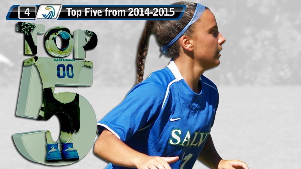 Top Five Flashback: Women's Soccer #4 - Salve Regina defeats Wentworth for first CCC victory (Sept. 27, 2014).