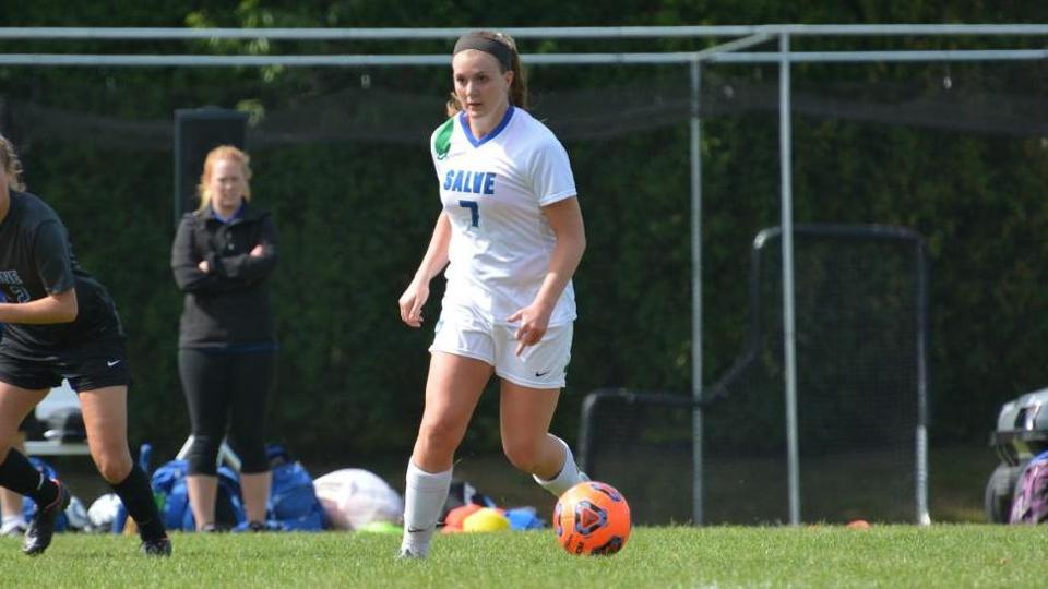Lea Adams scored the game winning goal for Salve Regina with 1:50 remaining in the second half